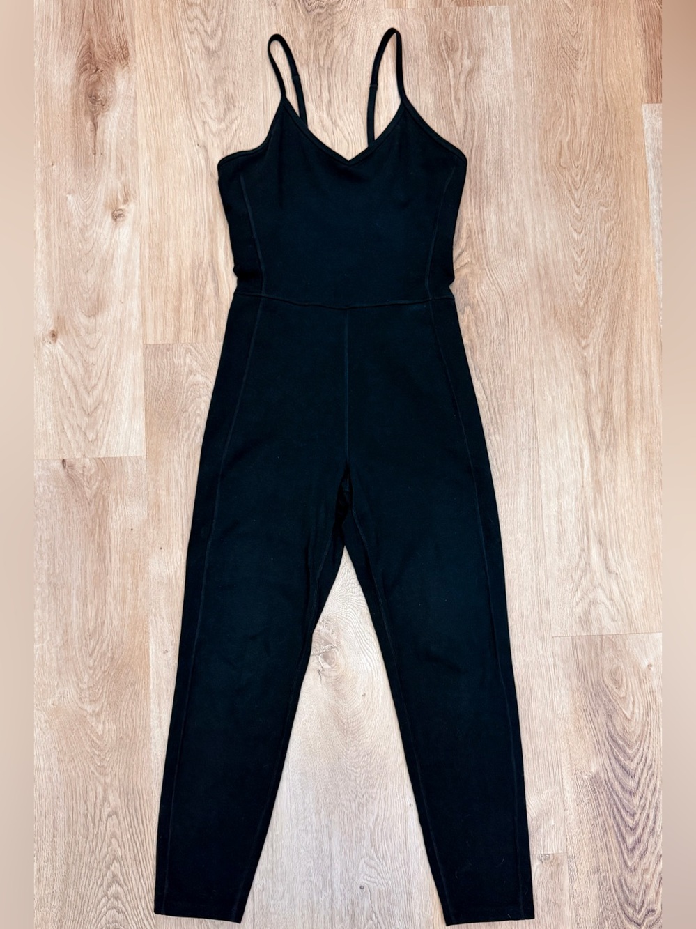 Old Navy Active Powerchill Black Spaghetti Strap Jumpsuit
